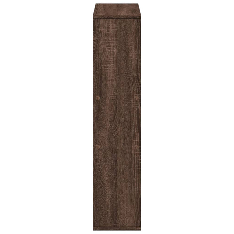 vidaXL barna tölgy színű szerelt fa könyvespolc 63 x 20 x 90 cm
