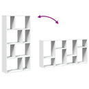 vidaXL fehér, rétegelt fa könyvespolc 60 x 20 x 120 cm