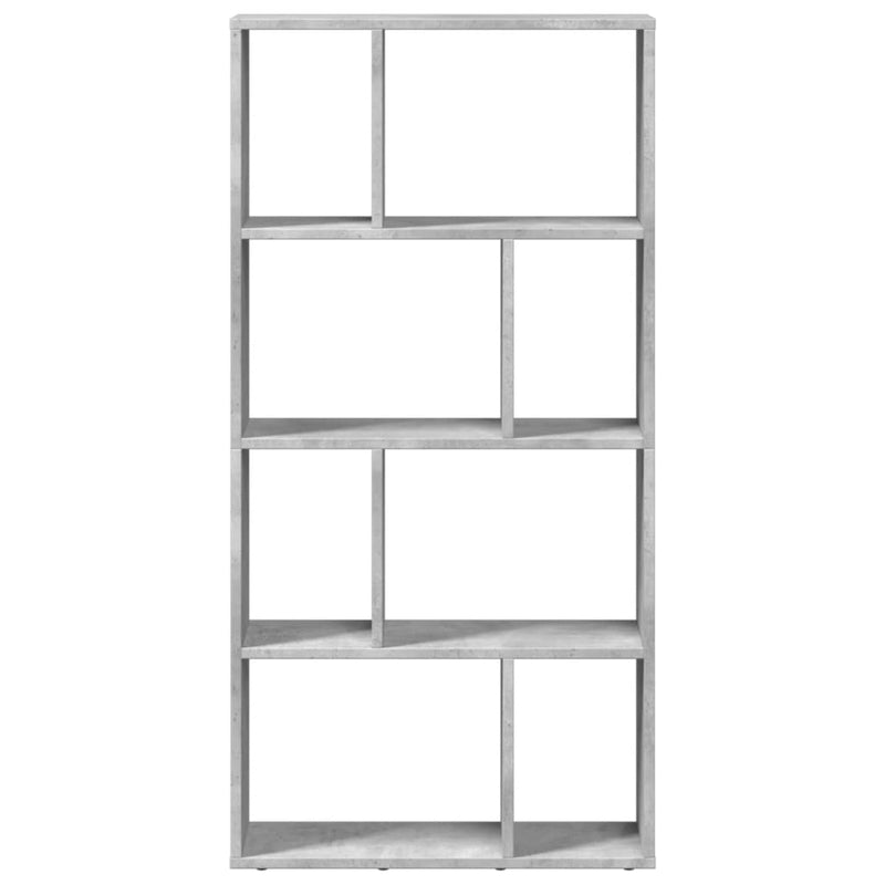 vidaXL betonszürke szerelt fa könyvespolc 60 x 20 x 120 cm