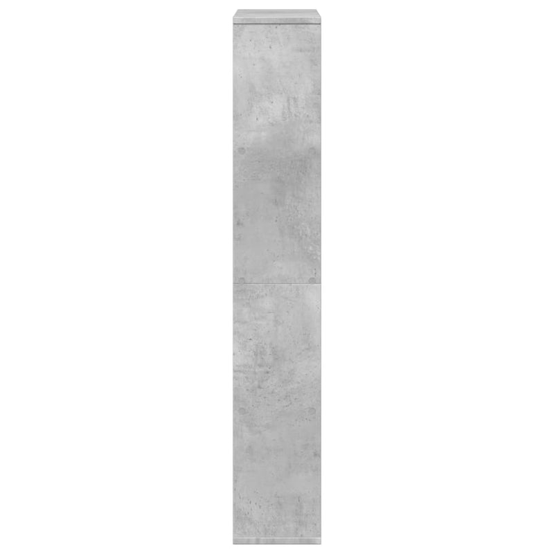 vidaXL betonszürke szerelt fa könyvespolc 60 x 20 x 120 cm