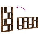 vidaXL füstös tölgy színű szerelt fa könyvespolc 60 x 20 x 120 cm