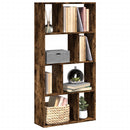 vidaXL füstös tölgy színű szerelt fa könyvespolc 60 x 20 x 120 cm