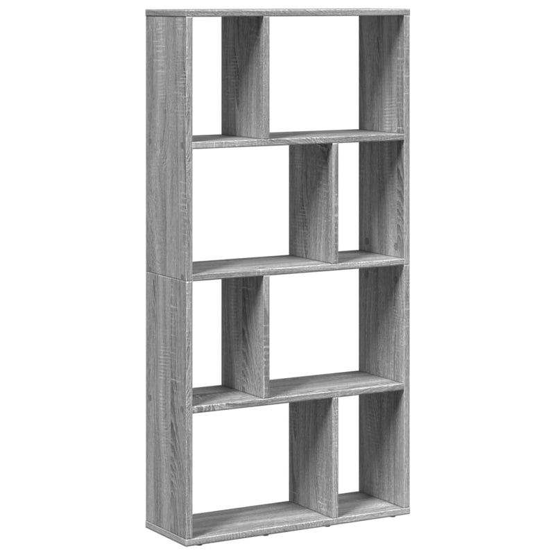 vidaXL szürke sonoma színű szerelt fa könyvespolc 60 x 20 x 120 cm