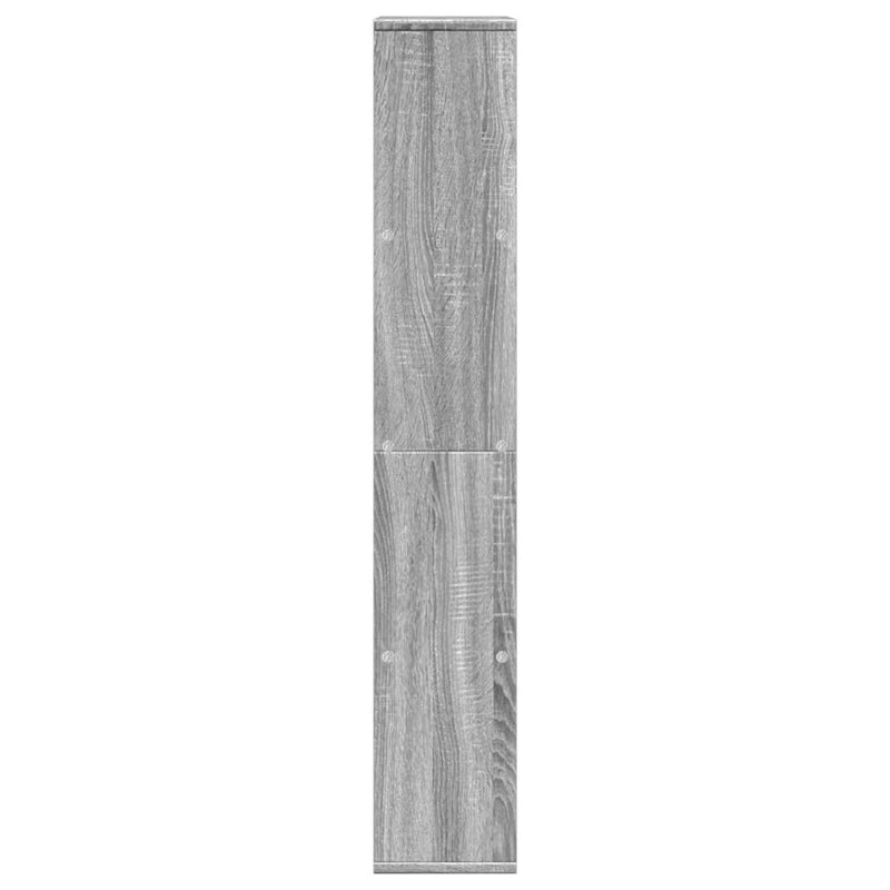 vidaXL szürke sonoma színű szerelt fa könyvespolc 60 x 20 x 120 cm