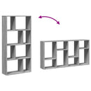 vidaXL szürke sonoma színű szerelt fa könyvespolc 60 x 20 x 120 cm