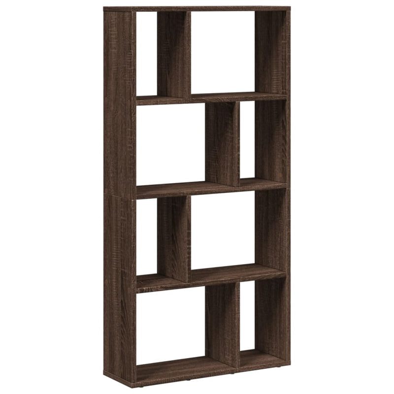 vidaXL barna tölgy színű szerelt fa könyvespolc 60 x 20 x 120 cm