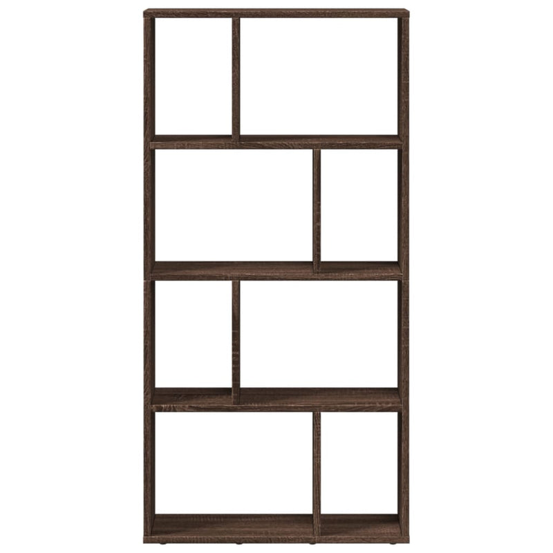 vidaXL barna tölgy színű szerelt fa könyvespolc 60 x 20 x 120 cm