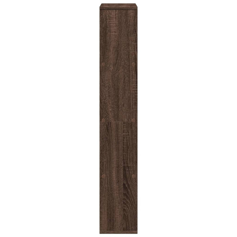 vidaXL barna tölgy színű szerelt fa könyvespolc 60 x 20 x 120 cm