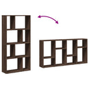 vidaXL barna tölgy színű szerelt fa könyvespolc 60 x 20 x 120 cm