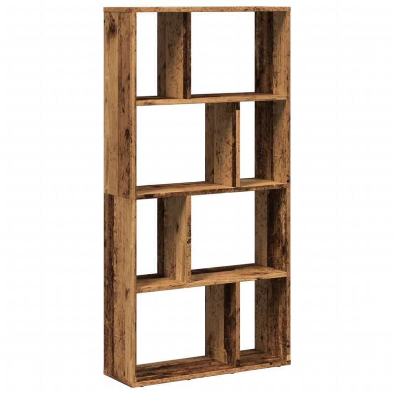 vidaXL antik fa színű szerelt fa könyvespolc 60 x 20 x 120 cm