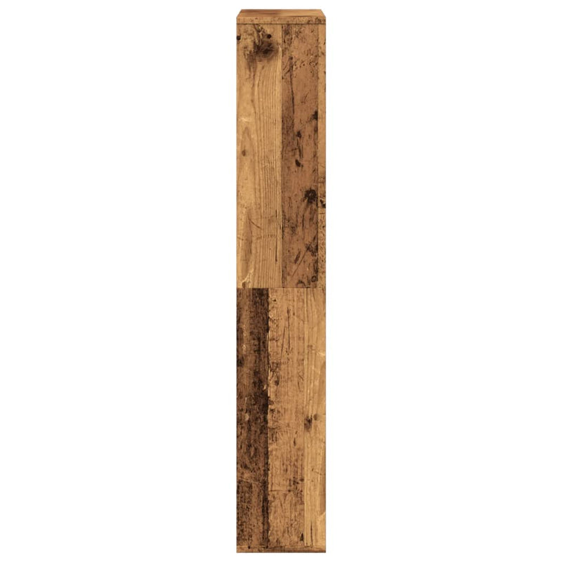 vidaXL antik fa színű szerelt fa könyvespolc 60 x 20 x 120 cm