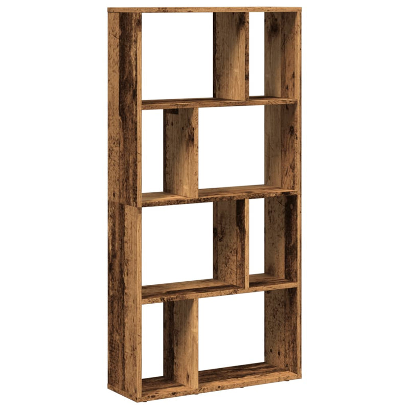 vidaXL antik fa színű szerelt fa könyvespolc 60 x 20 x 120 cm