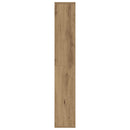 vidaXL kézműves tölgy színű szerelt fa könyvespolc 60 x 20 x 120 cm