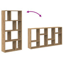 vidaXL kézműves tölgy színű szerelt fa könyvespolc 60 x 20 x 120 cm