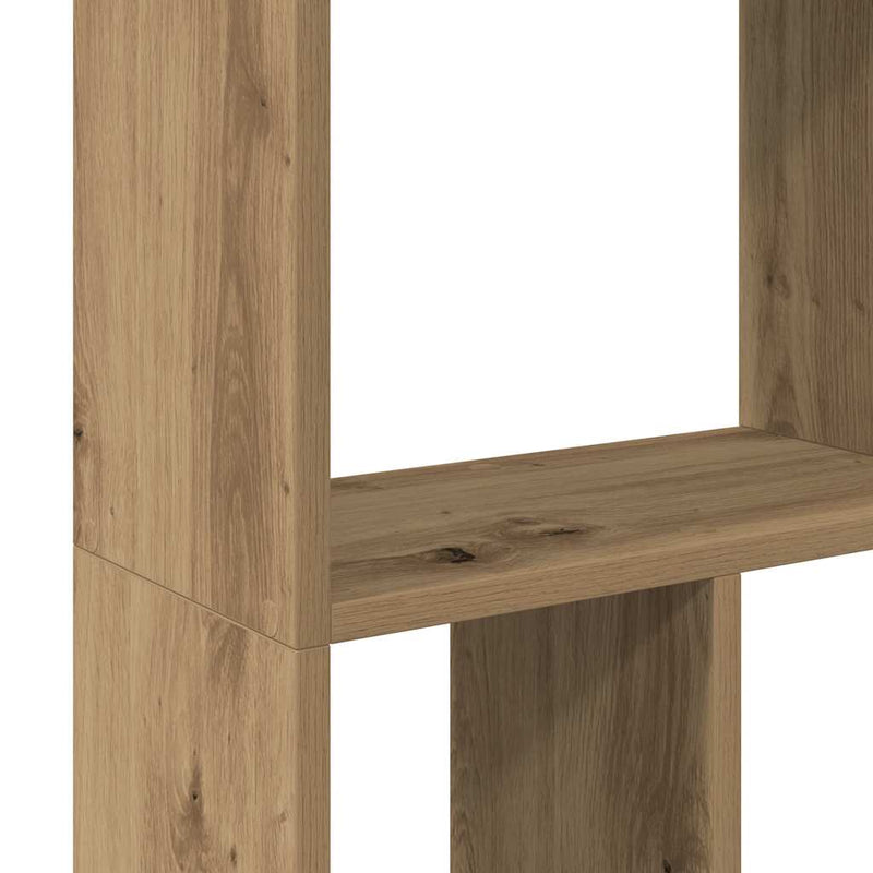 vidaXL kézműves tölgy színű szerelt fa könyvespolc 60 x 20 x 120 cm