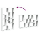 vidaXL fehér szerelt fa könyvespolc 72 x 20 x 120 cm