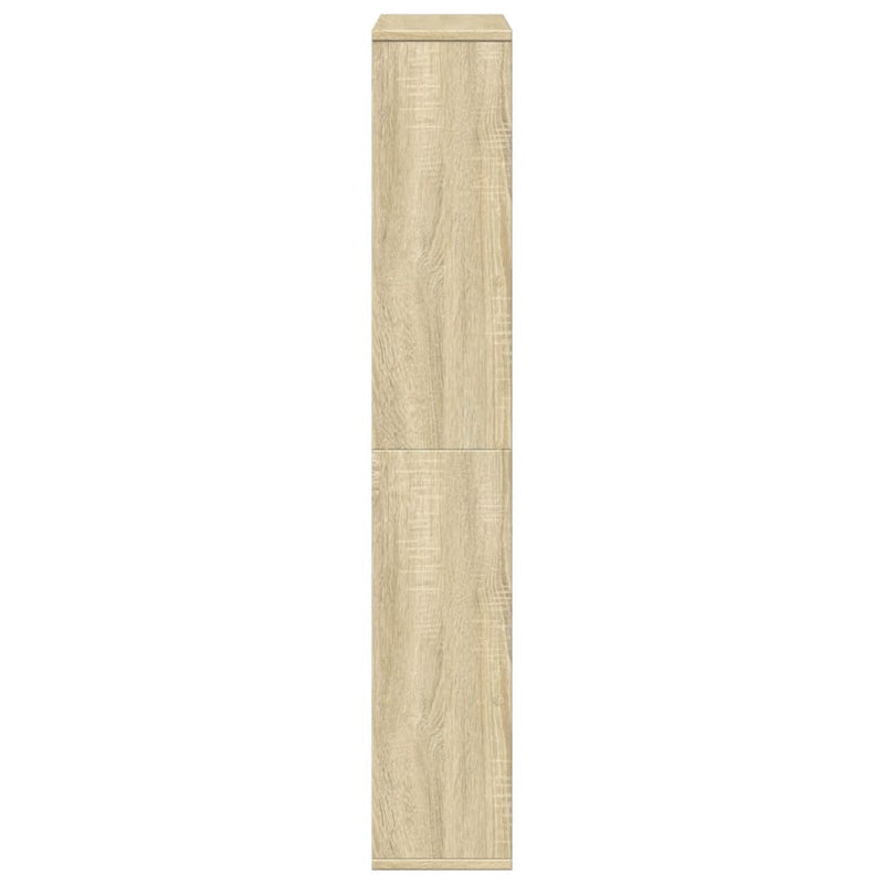 vidaXL sonoma tölgy színű szerelt fa könyvespolc 72 x 20 x 120 cm