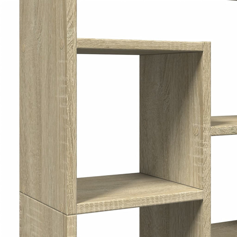vidaXL sonoma tölgy színű szerelt fa könyvespolc 72 x 20 x 120 cm