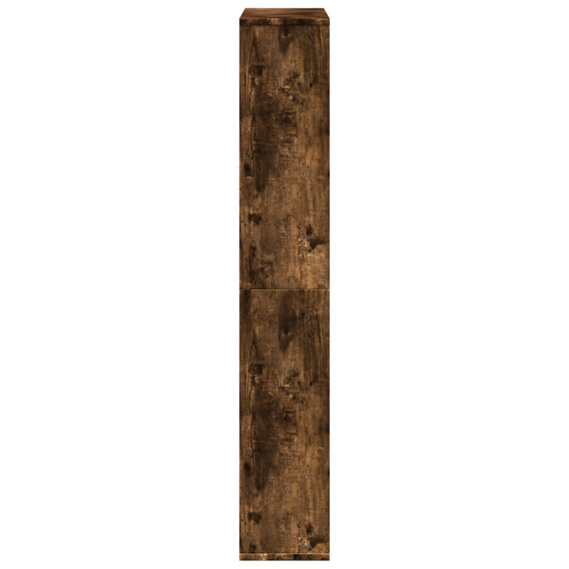 vidaXL füstös tölgy színű szerelt fa könyvespolc 72 x 20 x 120 cm
