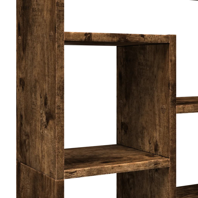 vidaXL füstös tölgy színű szerelt fa könyvespolc 72 x 20 x 120 cm