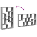 vidaXL szürke sonoma színű szerelt fa könyvespolc 72 x 20 x 120 cm