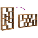 vidaXL antik fa színű szerelt fa könyvszekrény 72 x 20 x 120 cm