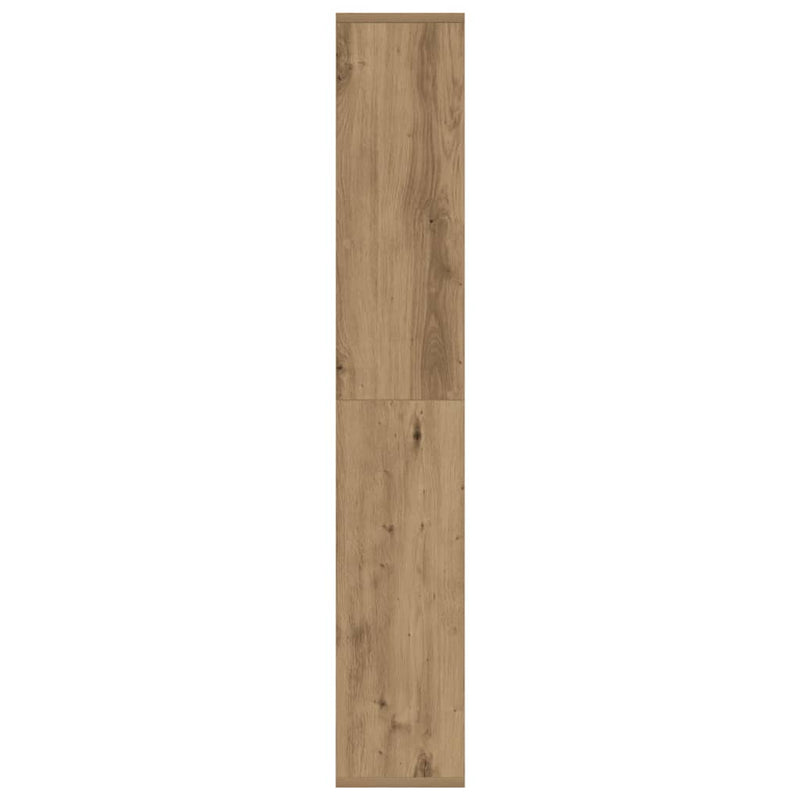 vidaXL kézműves tölgy színű szerelt fa könyvespolc 72 x 20 x 120 cm