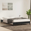 vidaXL ágykeret matrac nélkül Fekete 160x210 cm Bársony