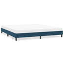 vidaXL sötétkék bársony ágykeret matrac nélkül 200x210 cm