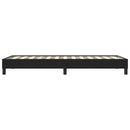 vidaXL ágykeret matrac nélkül Fekete 80x220 cm bársony
