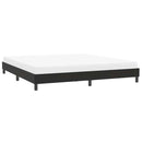vidaXL fekete bársony ágykeret matrac nélkül 200x220 cm