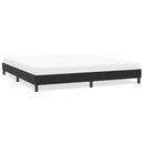 vidaXL fekete bársony ágykeret matrac nélkül 200x220 cm