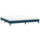vidaXL sötétkék bársony ágykeret matrac nélkül 200x220 cm