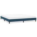 vidaXL sötétkék bársony ágykeret matrac nélkül 200x220 cm