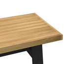 vidaXL dohányzóasztal NOAIN A alakú lábak 120x60x40cm tömör fa fenyőfa