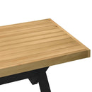 vidaXL dohányzóasztal NOAIN X alakú lábak 120x60x40cm tömör fa fenyőfa