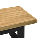 vidaXL dohányzóasztal NOAIN U alakú lábak 120x60x40cm tömör fa fenyőfa
