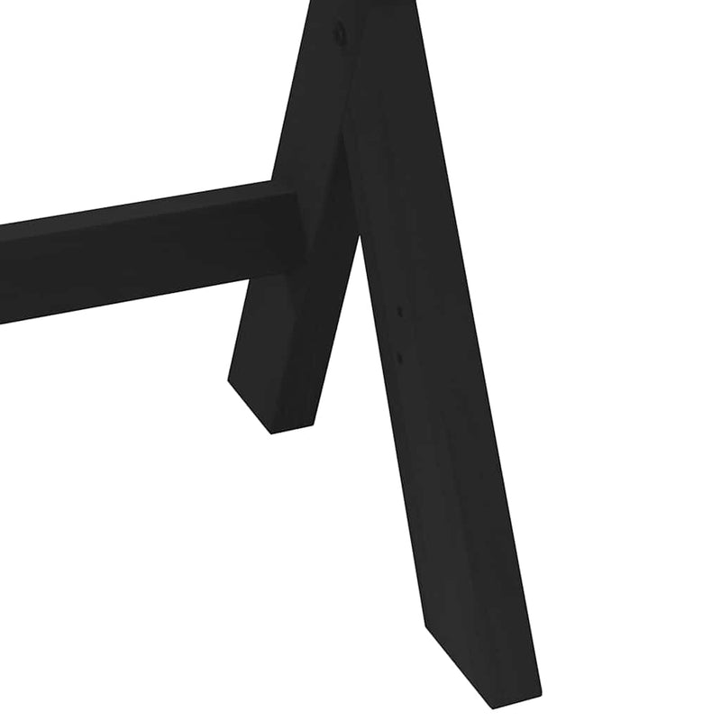 vidaXL íróasztal NOAIN X alakú lábak 120x50x75 cm tömör fa fenyőfa