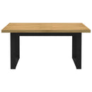 vidaXL Étkezőasztal NOAIN U alakú lábak 160x90x75 cm tömör fa fenyőfa