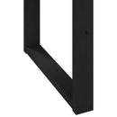 vidaXL Étkezőasztal NOAIN U alakú lábak 160x90x75 cm tömör fa fenyőfa