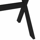 vidaXL Étkezőasztal NOAIN X alakú lábak 180x90x75 cm tömör fa fenyőfa