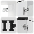 vidaXL 7 darabos konyhaszekrény szett Kalmar fekete színű műfa