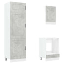 vidaXL 7 részes konyhai szekrény szett Kalmar betonszürke műszaki fa