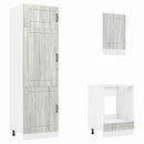 vidaXL 7 darabos konyhaszekrény szett Kalmar szürke sonoma műfa