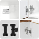 vidaXL 7 darabos konyhaszekrény készlet régi fából készült műfa