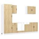 vidaXL 7 részes konyhaszekrény szett Lucca sonoma tölgy műszaki fa