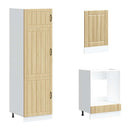 vidaXL 7 részes konyhaszekrény szett Lucca sonoma tölgy műszaki fa