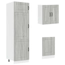 vidaXL 8 darabos konyhaszekrény szett Kalmar szürke sonoma műfa