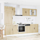 vidaXL 8 részes konyhaszekrény szett Lucca sonoma tölgy műszaki fa