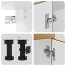 vidaXL 8 részes konyhaszekrény szett Kalmar kézműves tölgy mérnöki fa